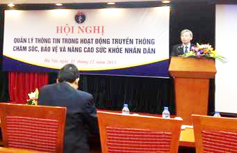Quản lý Thông tin trong hoạt động truyền thông chăm sóc, bảo vệ và nâng cao sức khỏe nhân dân